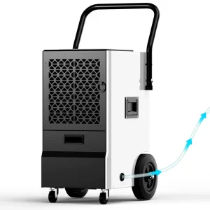 130 Pint Crawl Space Dehumidifier with Drain Hose Dehumidifier for Home and Basement