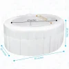 1 Set Birth Pool with Liner Including 1 Inflatable Home Birthing Pool 1 Liner Birthing Tub White Water Birth Tub for Labor Expectant Mothers Doula Midwife Supplies 65 L x 55 W x 26 H