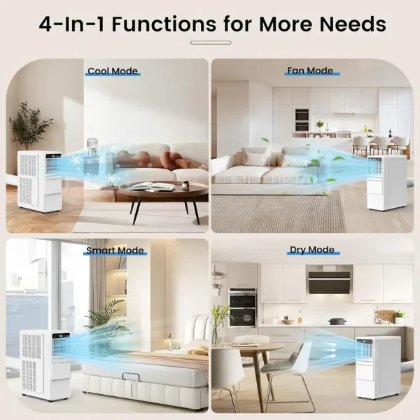 12000 BTU Portable Air Conditioners for Room up to 500 sq.ft Free Standing Quiet Portable AC Unit12000 BTU Portable Air Conditioners for Room up to 500 sq.ft Free Standing Quiet Portable AC Unit