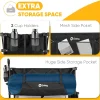 400L Large Capacity Folding Double Decker Wagon with Brakes, 50" Extra Long Extender Cart, 500lbs Heavy Duty Collapsible Wagons