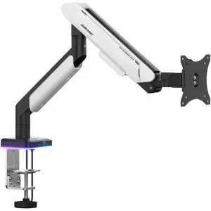 Stealth Pro II RGB A9X-1S Ergonomic Single Monitor Arm – White
