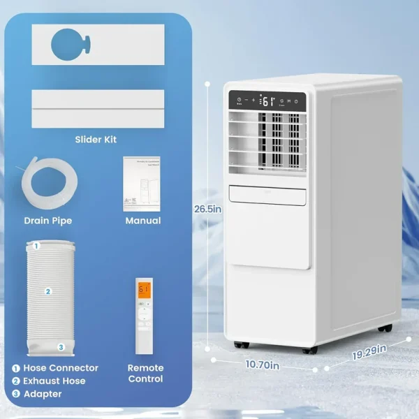 12000 BTU Portable Air Conditioners for Room up to 500 sq.ft Free Standing Quiet Portable AC Unit12000 BTU Portable Air Conditioners for Room up to 500 sq.ft Free Standing Quiet Portable AC Unit